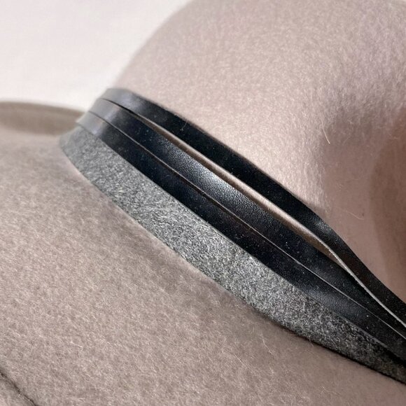 5/$25 Le Chateau Light Grey  Wool Wide Brim Hat - Picture 12 of 15